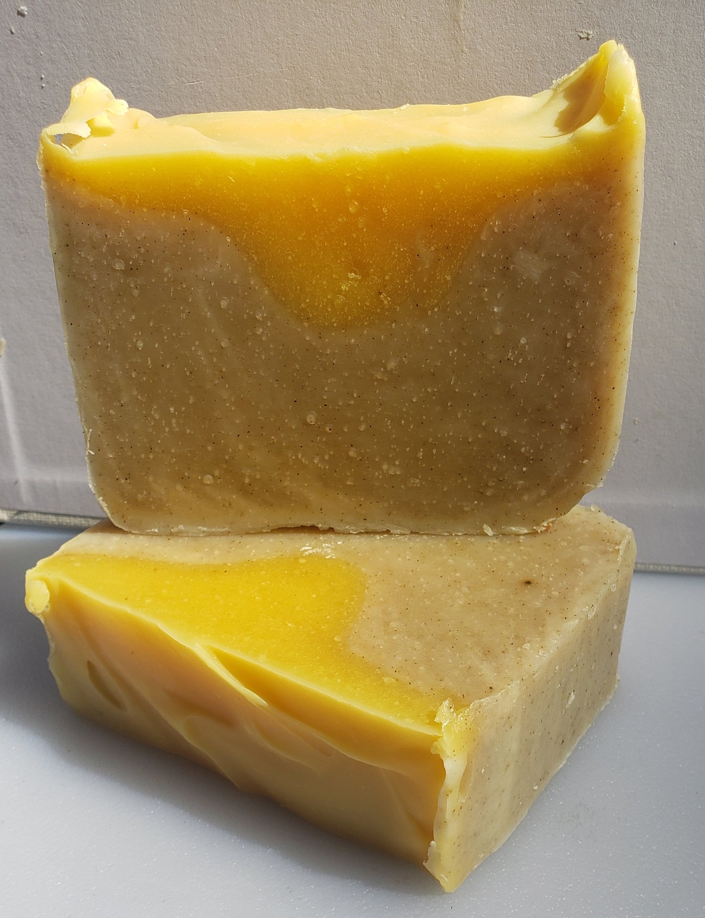 Sea moss soap with sage and lemongrass