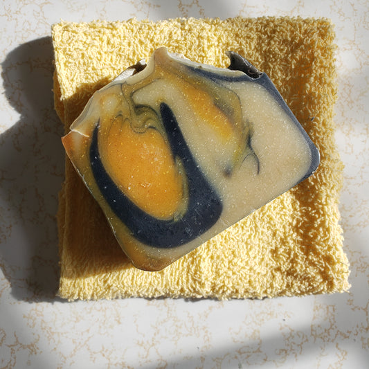 Sea Moss Soap with Charcoal ,Turmeric and Moringa